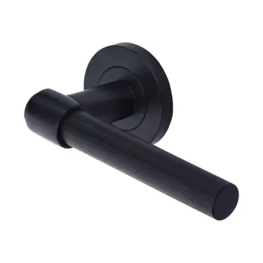 Click Here To Enlarge This Photo Of RS4650-BLK M&period;Marcus Heritage Brass Linear Fountain Lever on Rose Matt Black finish