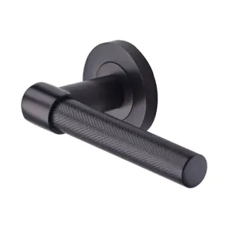 RS4655-MB M&period;Marcus Heritage Brass Knurled Fountain Lever on Rose Matt Bronze finish