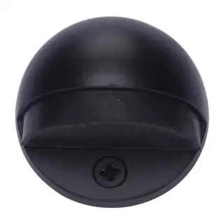 V1080-BKMT M&period;Marcus Heritage Brass Shielded Door Stop Matt Black finish