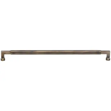 Click Here To Enlarge This Photo Of V1312 635-AT M&period;Marcus Heritage Brass Door Pull Handle Bauhaus Design 635mm Antique Brass Finish