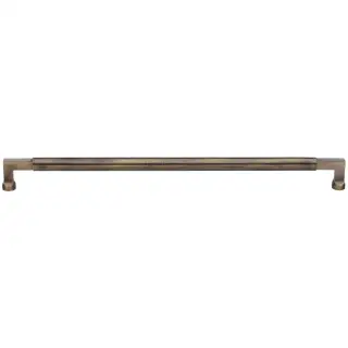 V1312 635-AT M&period;Marcus Heritage Brass Door Pull Handle Bauhaus Design 635mm Antique Brass Finish