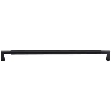 Click Here To Enlarge This Photo Of V1312 635-BKMT M&period;Marcus Heritage Brass Door Pull Handle Bauhaus Design 635mm Matt Black Finish
