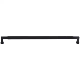 V1312 635-BKMT M&period;Marcus Heritage Brass Door Pull Handle Bauhaus Design 635mm Matt Black Finish
