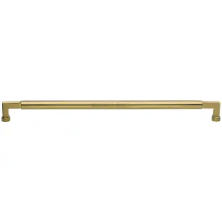 V1312 635-PB M&period;Marcus Heritage Brass Door Pull Handle Bauhaus Design 635mm Polished Brass Finish