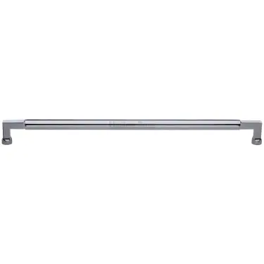 Click Here To Enlarge This Photo Of V1312 635-PC M&period;Marcus Heritage Brass Door Pull Handle Bauhaus Design 635mm Polished Chrome Finish