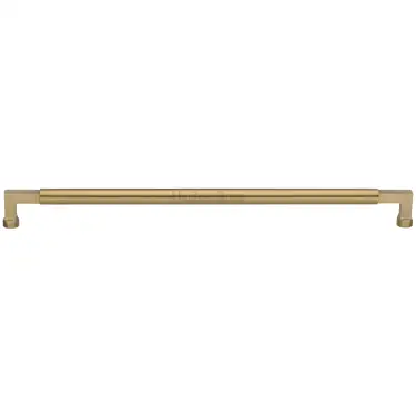 Click Here To Enlarge This Photo Of V1312 635-SB M&period;Marcus Heritage Brass Door Pull Handle Bauhaus Design 635mm Satin Brass Finish