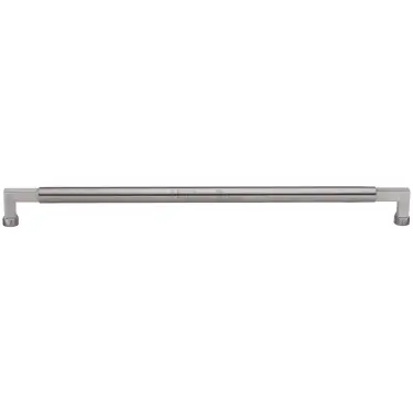 Click Here To Enlarge This Photo Of V1312 635-SN M&period;Marcus Heritage Brass Door Pull Handle Bauhaus Design 635mm Satin Nickel Finish