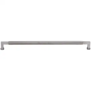 V1312 635-SN M&period;Marcus Heritage Brass Door Pull Handle Bauhaus Design 635mm Satin Nickel Finish