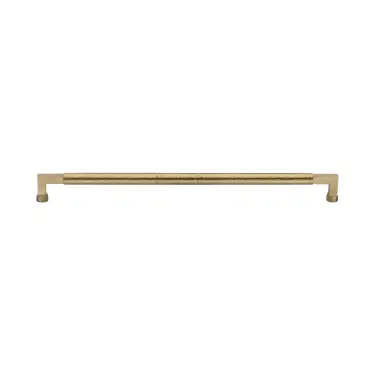 Click Here To Enlarge This Photo Of V1317 330-SB M&period;Marcus Heritage Brass Door Pull Handle Hammered Bauhaus Design 330mm Satin Brass finish
