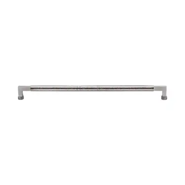 Click Here To Enlarge This Photo Of V1317 330-SN M&period;Marcus Heritage Brass Door Pull Handle Hammered Bauhaus Design 330mm Satin Nickel finish