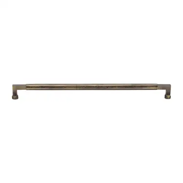 Click Here To Enlarge This Photo Of V1317 483-AT M&period;Marcus Heritage Brass Door Pull Handle Hammered Bauhaus Design 483mm Antique Brass finish