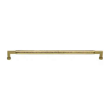 Click Here To Enlarge This Photo Of V1317 483-PB M&period;Marcus Heritage Brass Door Pull Handle Hammered Bauhaus Design 483mm Polished Brass finish