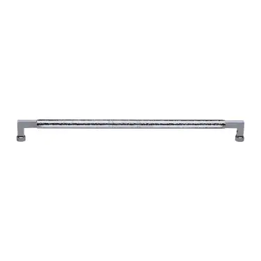 Click Here To Enlarge This Photo Of V1317 483-PC M&period;Marcus Heritage Brass Door Pull Handle Hammered Bauhaus Design 483mm Polished Chrome finish
