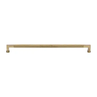 Click Here To Enlarge This Photo Of V1317 483-SB M&period;Marcus Heritage Brass Door Pull Handle Hammered Bauhaus Design 483mm Satin Brass finish