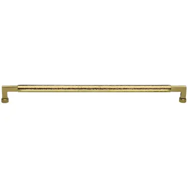 Click Here To Enlarge This Photo Of V1317 635-PB M&period;Marcus Heritage Brass Door Pull Handle Hammered Bauhaus Design 635mm Polished Brass finish