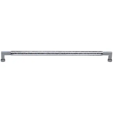 Click Here To Enlarge This Photo Of V1317 635-PC M&period;Marcus Heritage Brass Door Pull Handle Hammered Bauhaus Design 635mm Polished Chrome finish