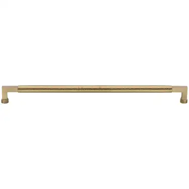 Click Here To Enlarge This Photo Of V1317 635-SB M&period;Marcus Heritage Brass Door Pull Handle Hammered Bauhaus Design 635mm Satin Brass finish