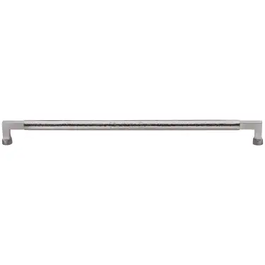 Click Here To Enlarge This Photo Of V1317 635-SN M&period;Marcus Heritage Brass Door Pull Handle Hammered Bauhaus Design 635mm Satin Nickel finish