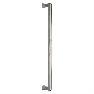 Click Here To Enlarge This Photo Of V1334 457-PNF M&period;Marcus Heritage Brass Door Pull Handle Deco Design 457mm Polished Nickel Finish
