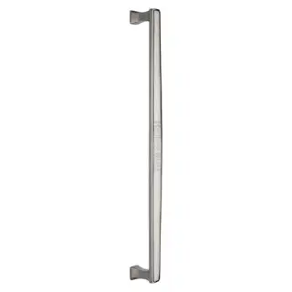 V1334 457-PNF M&period;Marcus Heritage Brass Door Pull Handle Deco Design 457mm Polished Nickel Finish