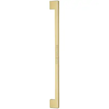 Click Here To Enlarge This Photo Of V1390 636-PB M&period;Marcus Heritage Brass Door Pull Handle Metro Design 636mm Polished Brass Finish
