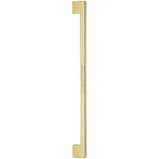 V1390 636-PB M&period;Marcus Heritage Brass Door Pull Handle Metro Design 636mm Polished Brass Finish