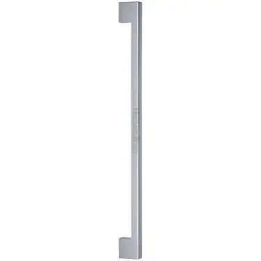 Click Here To Enlarge This Photo Of V1390 636-PC M&period;Marcus Heritage Brass Door Pull Handle Metro Design 636mm Polished Chrome Finish