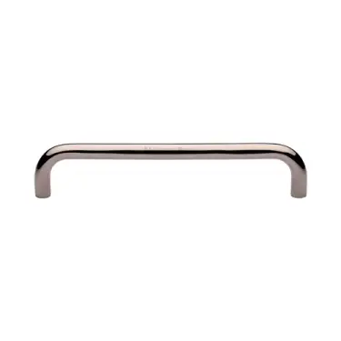 Click Here To Enlarge This Photo Of V1475 320-PNF M&period;Marcus Heritage Brass Door Pull Handle Tubular Design 320mm Polished Nickel finish