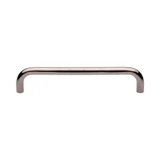 V1475 320-PNF M&period;Marcus Heritage Brass Door Pull Handle Tubular Design 320mm Polished Nickel finish