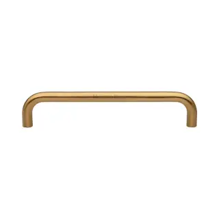 V1475 320-SB M&period;Marcus Heritage Brass Door Pull Handle Tubular Design 320mm Satin Brass finish
