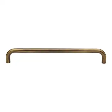Click Here To Enlarge This Photo Of V1475 444-AT M&period;Marcus Heritage Brass Door Pull Handle Tubular Design 444mm Antique Brass Finish