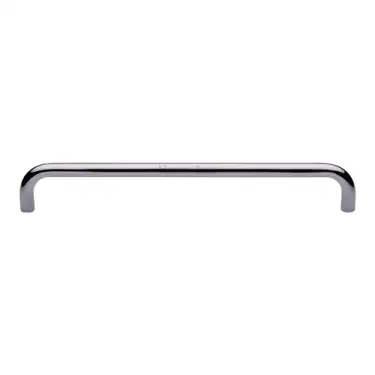 Click Here To Enlarge This Photo Of V1475 444-PC M&period;Marcus Heritage Brass Door Pull Handle Tubular Design 444mm Polished Chrome finish