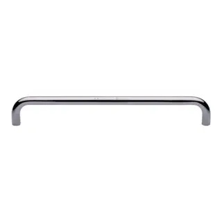 V1475 444-PC M&period;Marcus Heritage Brass Door Pull Handle Tubular Design 444mm Polished Chrome finish