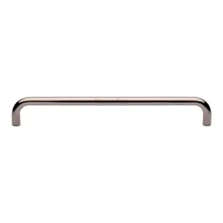 V1475 444-PNF M&period;Marcus Heritage Brass Door Pull Handle Tubular Design 444mm Polished Nickel finish