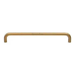V1475 444-SB M&period;Marcus Heritage Brass Door Pull Handle Tubular Design 444mm Satin Brass finish