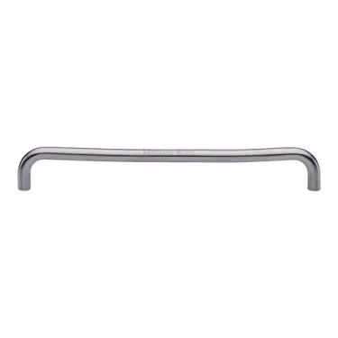 Click Here To Enlarge This Photo Of V1475 444-SC M&period;Marcus Heritage Brass Door Pull Handle Tubular Design 444mm Satin Chrome finish