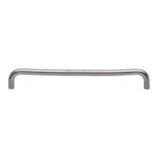 V1475 444-SC M&period;Marcus Heritage Brass Door Pull Handle Tubular Design 444mm Satin Chrome finish