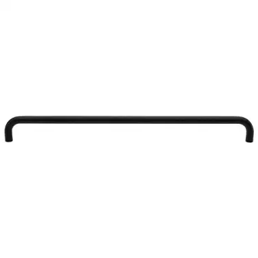 Click Here To Enlarge This Photo Of V1475 620-BKMT M&period;Marcus Heritage Brass Door Pull Handle Tubular Design 620mm Matt Black finish