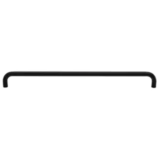 V1475 620-BKMT M&period;Marcus Heritage Brass Door Pull Handle Tubular Design 620mm Matt Black finish