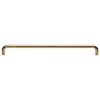 V1475 620-PB M&period;Marcus Heritage Brass Door Pull Handle Tubular Design 620mm Polished Brass finish