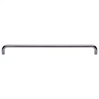 V1475 620-PC M&period;Marcus Heritage Brass Door Pull Handle Tubular Design 620mm Polished Chrome finish