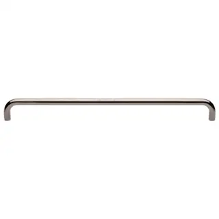 V1475 620-PNF M&period;Marcus Heritage Brass Door Pull Handle Tubular Design 620mm Polished Nickel finish