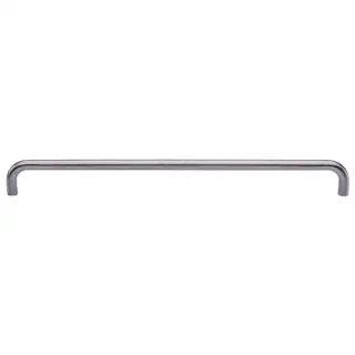 V1475 620-SC M&period;Marcus Heritage Brass Door Pull Handle Tubular Design 620mm Satin Chrome finish