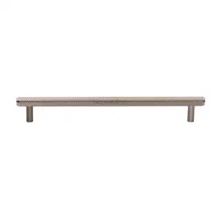 V4458 192-SN M&period;Marcus Heritage Brass Cabinet Pull Complete Knurl Design 192mm CTC Satin Nickel finish