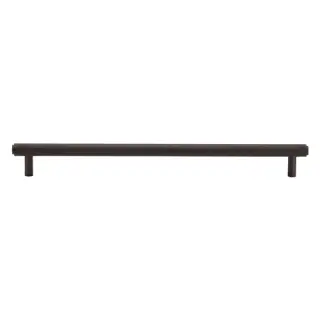V4458 254-MB M&period;Marcus Heritage Brass Cabinet Pull Complete Knurl Design 254mm CTC Matt Bronze finish