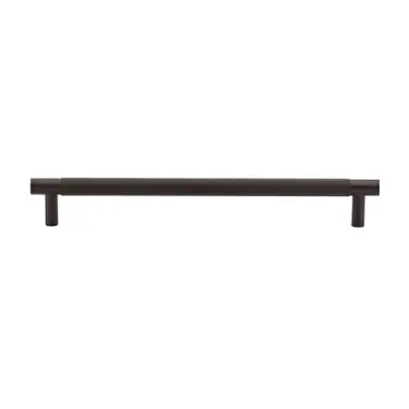 Click Here To Enlarge This Photo Of V4461 192-MB M&period;Marcus Heritage Brass Cabinet Pull Partial Knurl Design 192mm CTC Matt Bronze finish