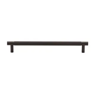 V4461 192-MB M&period;Marcus Heritage Brass Cabinet Pull Partial Knurl Design 192mm CTC Matt Bronze finish