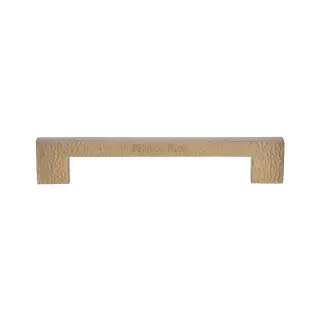 V1395 305-SB Heritage Brass Door Pull Handle Metro Hammered Design 305mm Satin Brass Finish