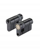 V5EP45SBKE - Zoo Hardware Vier V5 Euro Profile Single Cylinder 45mm &lpar;35&sol;10&rpar; Black