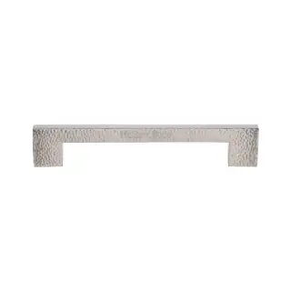 V1395 305-SN Heritage Brass Door Pull Handle Metro Hammered Design 305mm Satin Nickel Finish